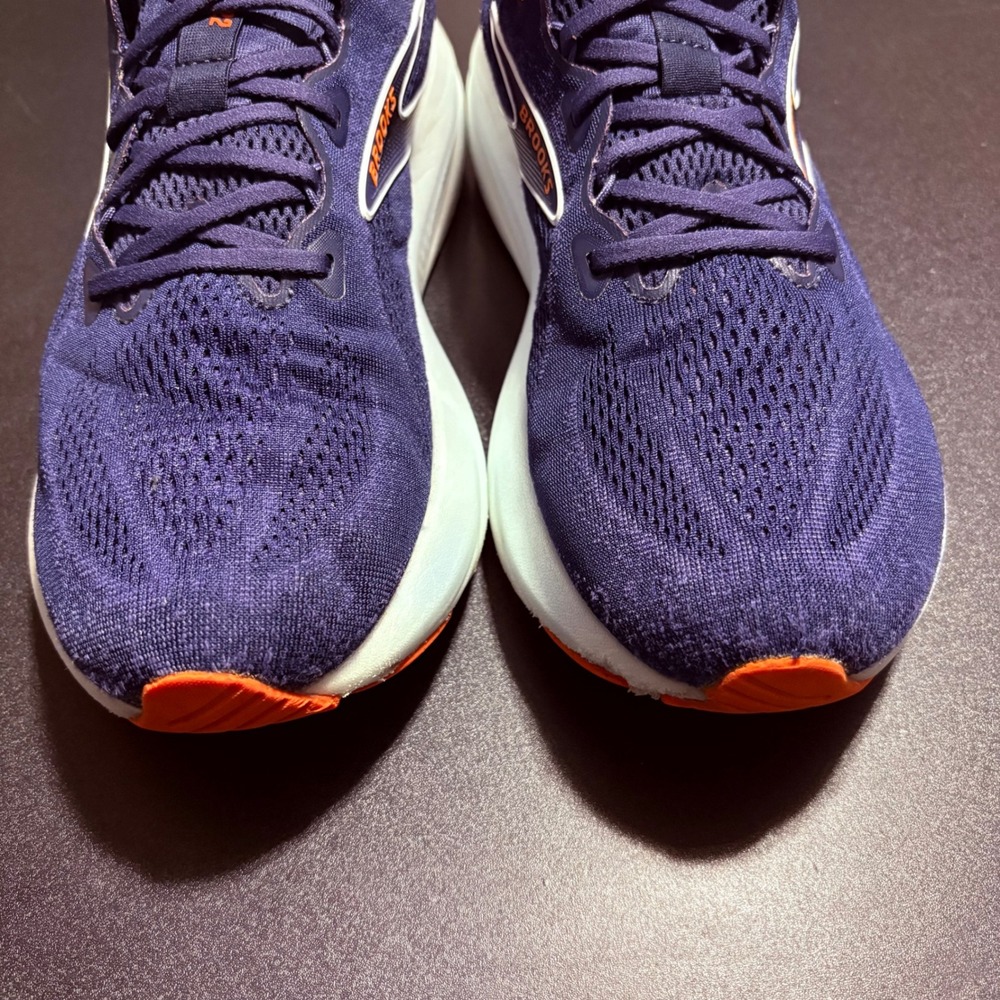 Brooks Glycerin 22 Blue Orange runing sneakers tennis shoes size 11.5 D medium - Picture 2 of 9